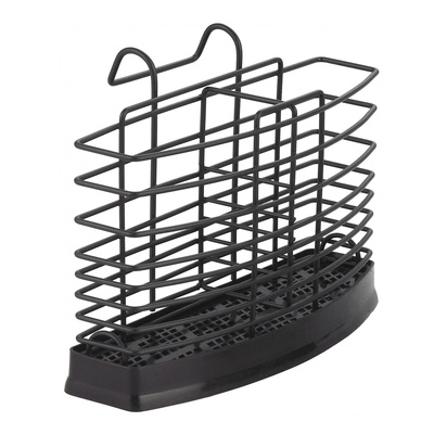 Rosberg 55R53003DB galda piederumu turētājs, 20,7 × 9,5 × 15,2 cm, melns