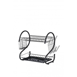 Trauku žāvētājs Rosberg R53000H, melns, 2 līmeni, 40x25x39cm 55R53000HB