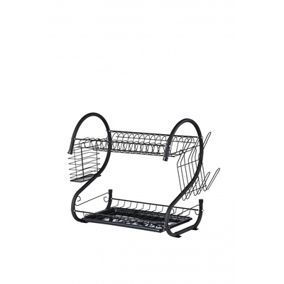 Trauku žāvētājs Rosberg R53000H, melns, 2 līmeni, 40x25x39cm 55R53000HB