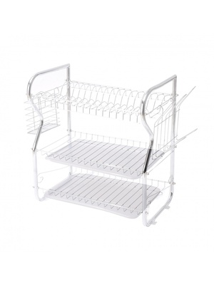 Rosberg 555R53000O trauku žāvētājs, 3 līmeņi, 43×24×45 cm, hroms  Hover