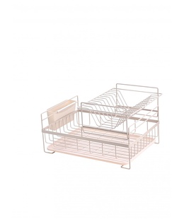 Rosberg 5R53000PBG, Trauku žāvētājs, 2 līmeņi, 45x32,5x27,3 cm, Krēmkrāsas  Hover