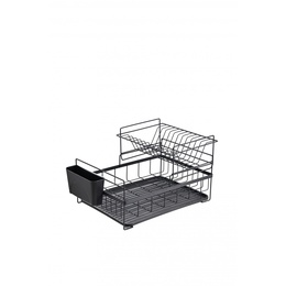 Rosberg 5R53000PBL, Trauku žāvētājs, 2 līmeņi, 45x32,5x27,3 cm, Melns