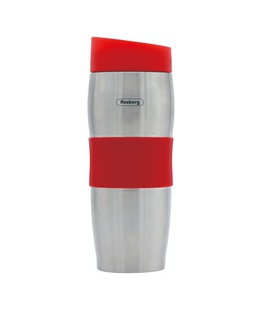 Thermo mug Rosberg R52011C, 0.380 l., Double walls, S/s/red 55R52011CR  Hover