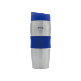 Thermo mug Rosberg R52011C, 0.380 l., Double walls, S/s/blue 55R52011CB