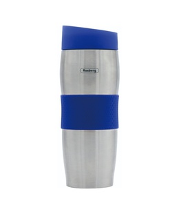 Thermo mug Rosberg R52011C, 0.380 l., Double walls, S/s/blue 55R52011CB  Hover