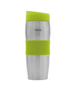 Termokrūze Rosberg R52011C, 0.380L, dubultsienu, nerūsējošā tērauda, zaļa 55R52011CG  Hover