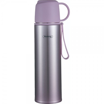Termoss Rosberg 55R52010FP, nerūsējošais tērauds, 0.5 L, violets. Tilpums: 0.5 L