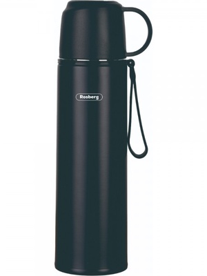 Termoss Rosberg 55R52010FB, nerūsējošais tērauds, 0.5 L, melns. Tilpums: 0.5 L  Hover