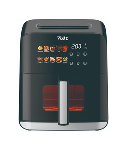 Gaisa fritieris Oliver Voltz 5OV51980CE, 1200W, 4L tvertne, LED krāsains displejs, 10programas  Hover