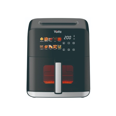 Gaisa fritieris Oliver Voltz 5OV51980CE, 1200W, 4L tvertne, LED krāsains displejs, 10programas