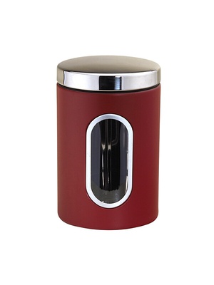 Nerūsējošā tērauda uzglabāšanas trauks, sarkans, 2,0 l, Ø 12,1 × 19,6 cm, 46312, Michelino  Hover