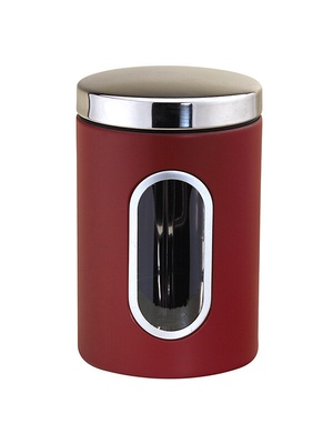 Nerūsējošā tērauda uzglabāšanas trauks, sarkans, 2,5 l, Ø 13 × 21 cm, 46316, Michelino  Hover