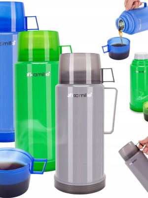 Termoss ar stikla ieliktni 1,0 L, 2072, KAMILLE  Hover