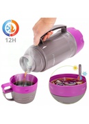 Termoss ar stikla ieliktni 1,0 L, 2080, KAMILLE Hover