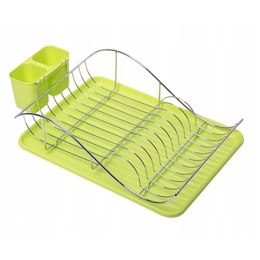 Trauku žāvētājs 49 × 32 × 12,5 cm (zaļš), 0761A, KAMILLE