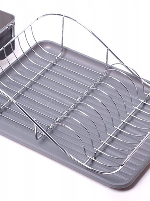 Trauku žāvētājs 49 × 32 × 12,5 cm (pelēks), 0761B, KAMILLE  Hover