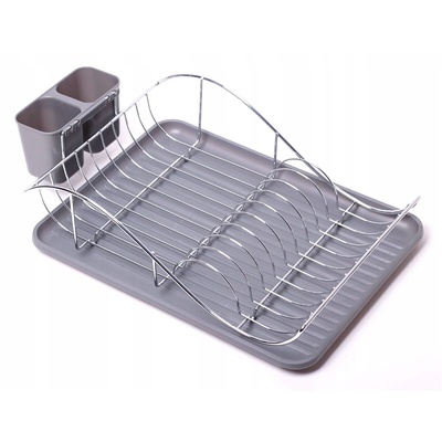 Trauku žāvētājs 49 × 32 × 12,5 cm (pelēks), 0761B, KAMILLE