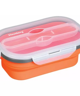 Saliekama silikona pusdienu kārba, 20 x 13 x 7cm, KB 7022, KLAUSBERG  Hover