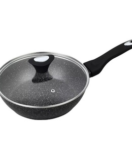 Dziļa cepšanas panna ar vāku, alumīnijs, pelēks marmors, Ø28 x 6,9 cm Klausberg, KB 7296  Hover