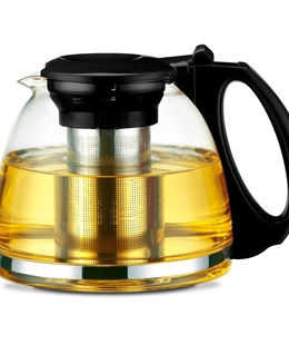 Stikla tējkanna/tējas un zāļu uzlējumu pagatavošanai 1100 ml, 0779M, KAMILLE  Hover