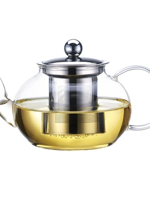 Stikla tējkanna/tējas un zāļu uzlējumu pagatavošanai 800 ml, 0783M, KAMILLE  Hover