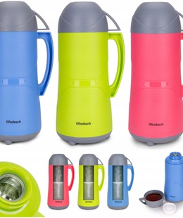 Termoss ar stikla ieliktni 1.0L, 101321, Ofenbach  Hover