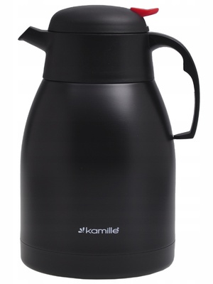 Nerūsējošā tērauda termoss 1,5 L, melns, 2218, KAMILLE  Hover