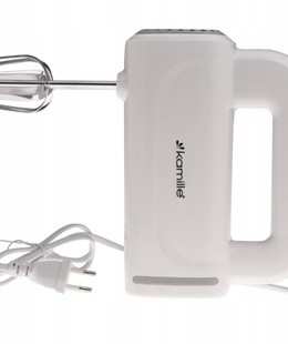 Rokas mikseris, 150W (5 ātrumi), balts, 6756, KAMILLE  Hover