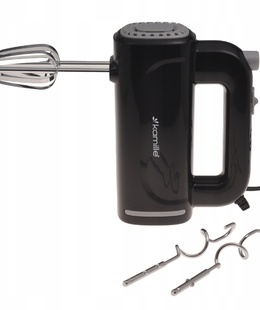 Rokas mikseris, 150W (5 ātrumi), melns, 6757, KAMILLE  Hover