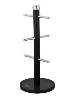 Krūzīšu plaukts, tērauds, melns Kinghoff. KH 1220  Hover