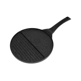Kinghof, "Bipartite" panna, alumīnijs, melns marmors Ø27cm KH 1364