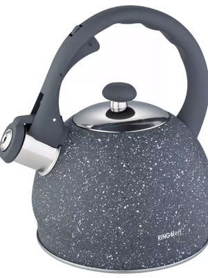 Tradicionālā tējkanna, 2l, pelēka marmora, Kinghoff KH 1405  Hover