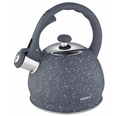 Tradicionālā tējkanna, 2l, pelēka marmora, Kinghoff KH 1405