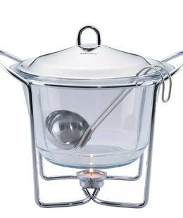 Ēdiena sildītājs, stikls-tērauds, 4L, Kinghoff, KH 1413  Hover