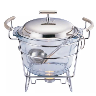 Ēdiena sildītājs, stikls - tērauds, 4 l, KH 1417, Kinghoff