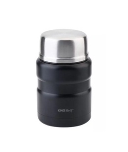 Pārtikas termoss, tērauds, 0,5l, melns KINGHoff KH 1459  Hover