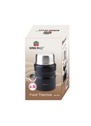 Pārtikas termoss, tērauds, 0,5l, melns KINGHoff KH 1459 Hover
