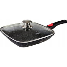 Panna ar vāku, melna, 24x24x4,5cm Kinghoff, KH 1510