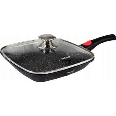 Panna ar vāku, melna, 24x24x4,5cm Kinghoff, KH 1510