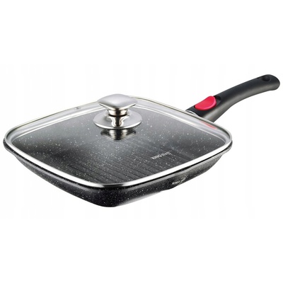 Panna ar marmora pārklājumu, melna, 28x28x4,5cm Kinghoff KH 1511