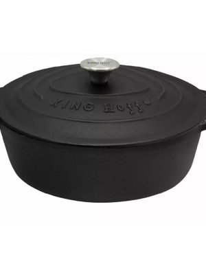 Cepšanas panna 6.2l, melns čuguns KingHoff, KH 1531  Hover