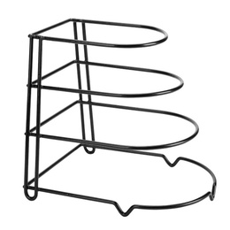 Organizators, 25,5 × 21,5 × 27,5 cm, 4 līmeņu pannas turētājs, Kinghoff tērauds, KH 1582