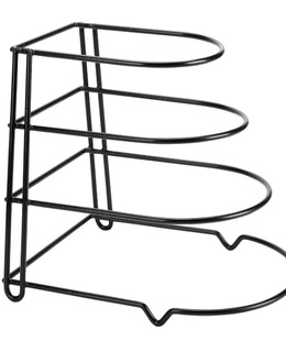 Organizators, 25,5 × 21,5 × 27,5 cm, 4 līmeņu pannas turētājs, Kinghoff tērauds, KH 1582  Hover