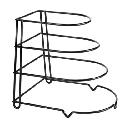 Organizators, 25,5 × 21,5 × 27,5 cm, 4 līmeņu pannas turētājs, Kinghoff tērauds, KH 1582