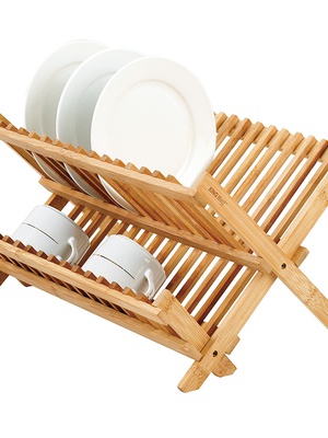 KING HOFF Bambusa žāvētājs traukiem, 40x33x24 cm, KH 1631  Hover