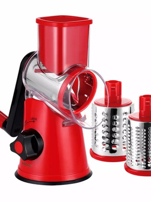 KingHoff, KH 1651 dārzeņu rīve, sarkana, 26,5x12,5x24cm  Hover