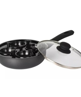 Dziļa panna ar vāku un ieliktni ceptām olām, 56 ml. diam 20 x 6 cm.  KINGHoff, KH 1806  Hover