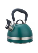 Tējkanna ar svilpi, 1,8 l, nerūsējošais tērauds, zaļa, KINGHoff, KH 1855