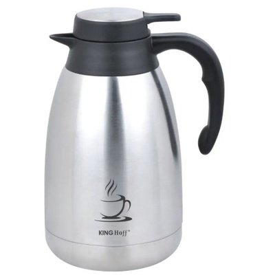 Termoss, tērauds, 2 L, dubultsienu, KINGHoff, KH 1994