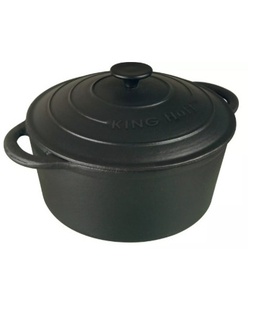 Katls, čuguna, Ø21 x 10 cm, 2,4 l, melns Kinghoff, KH 2253  Hover